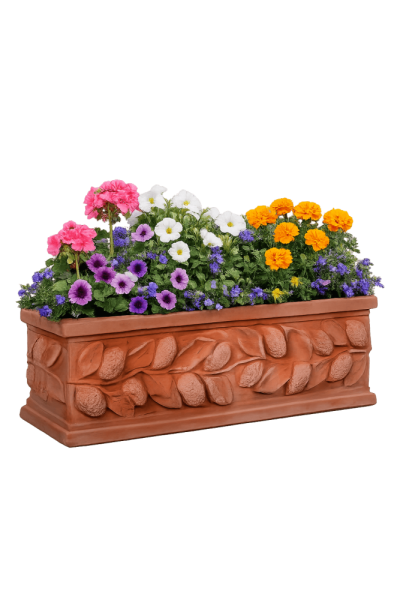 Großer Impruneta-Pflanzkasten – frostfest, handgefertigt und mediterran elegant